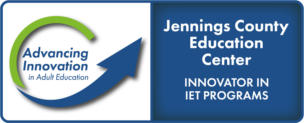 Advancing Innovation in Adult Education Logo, Jennings County Education Center, Innovator in Bridge Programs