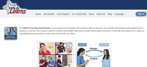 Homepage of CNA course. Images of nurses and nursing assistants working.