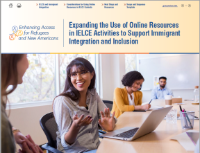 Resource cover page including project name, resource name, and picture of four adults sitting at a classroom table.