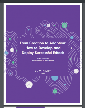 Decorative image for Resource Profile From Creation to Adoption: How to Develop and Deploy Successful Edtech