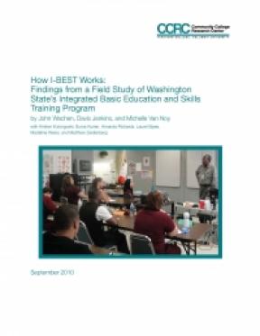 Decorative image for Resource Profile How the I-BEST Works: Findings from a Field Study of Washington State’s Integrated Basic Education and Skills Training Program