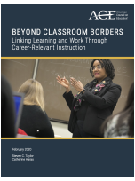 Beyond classroom borders: Linking learning and work through career-relevant instruction