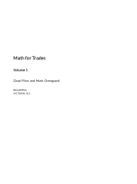 Math for Trades, Volume 1