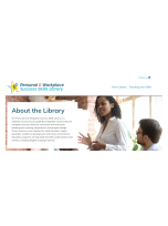 Image of the website for "Person and Workplace Success Skills Library"