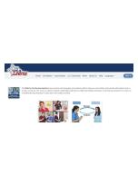 Homepage of CNA course. Images of nurses and nursing assistants working.