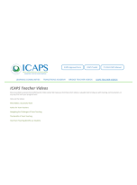 Screenshot of  ICAPS teacher videos webpage