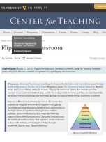 Decorative image for Resource Profile Flipping the Classroom