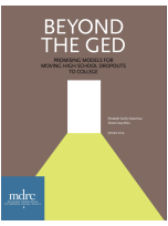 Decorative image for Resource Profile Beyond the GED: Promising Models for Moving High School Dropouts to College