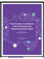 Decorative image for Resource Profile From Creation to Adoption: How to Develop and Deploy Successful Edtech