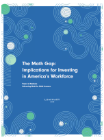 Decorative image for Resource Profile The Math Gap: Implications for Investing in America’s Workforce