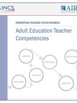 Decorative image for Resource Profile Adult Education Teacher Competencies