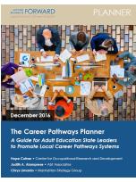 Decorative image for Resource Profile The Career Pathways Planner: A Guide for Adult Education State Leaders to Promote Local Career Pathways Systems