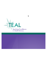 Decorative image for Resource Profile Teaching Excellence in Adult Literacy (TEAL)