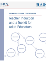 Decorative image for Resource Profile Teacher Induction and a Toolkit for Adult Educators