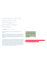 Decorative image for Resource Profile Learning for Life: The Opportunity for Technology to Transform Adult Education