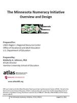 Decorative image for Resource Profile The Minnesota Numeracy Initiative Overview and Design